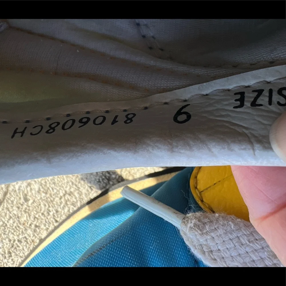 RARE! MENS Vintage Nike Waffle Trainer 1981 Blue &Yel Athletic Running Sneaker 9 - Picture 14 of 15